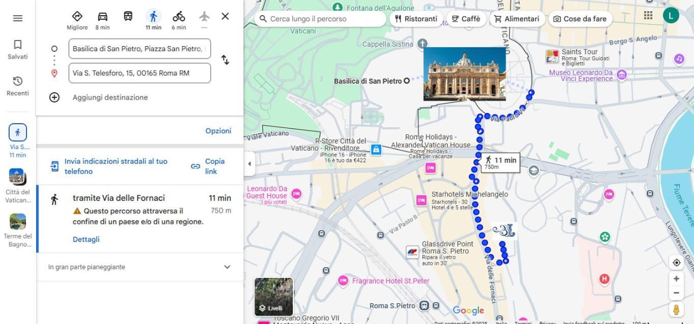 Le 3 Elle Vaticano San Pietro Róma Kültér fotó